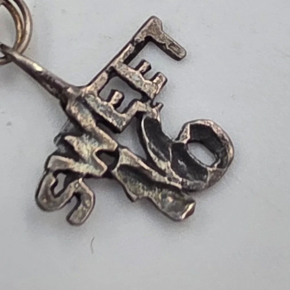 Sterling Silver 925 Charm Bracelet Sweet 16 Daughter Cheerleader Cell Phone 9.9g